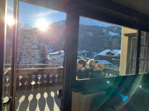 Chalet mit Blick auf den Gotschna